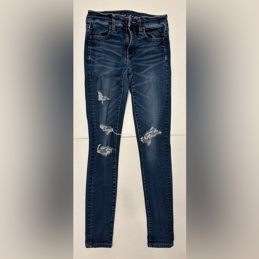 American Eagle Outfitters Ne(X)T level skinny jeans Jegging - Size 4 - Regular